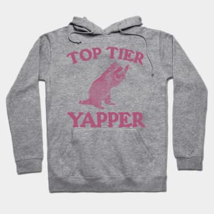 Top Tier Yapper / Raccoon Vintage Cartoon Hoodie